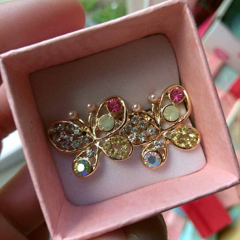 Colorful Butterfly Earrings- Brand New